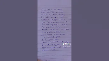 Marvel Amber Rose (Short Handwritten Lyrics by Nicky Blaise). #shorts