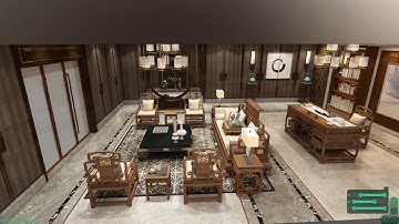 3D virtual tour for 3ds Max - Viz4D platform