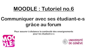 Tuto -  Communiquer avec ses étudiants grâce au forum