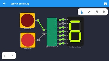 Smart logic simulator: up down counter final version