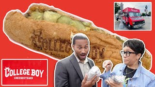 😋🥩Authentic Philly Cheesesteaks in LA | CollegeBoy