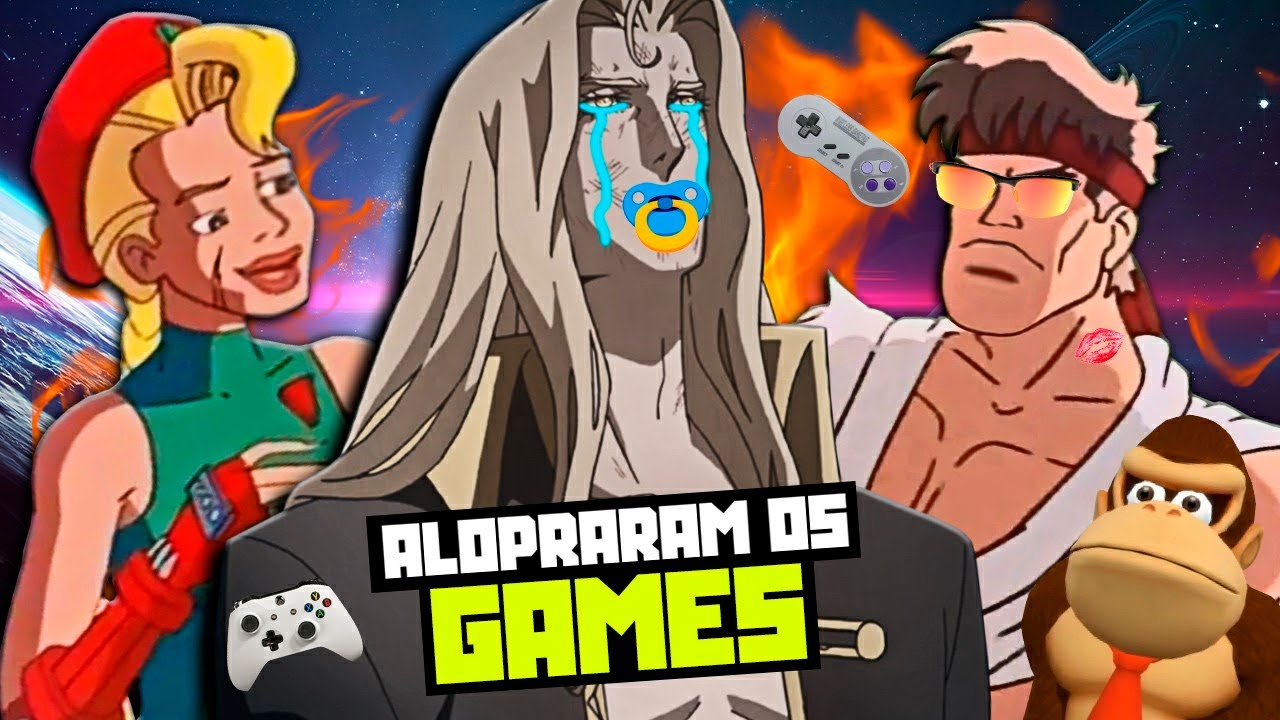 Os PIORES DESENHOS ANIMADOS baseados em GAMES 🎮🤢
