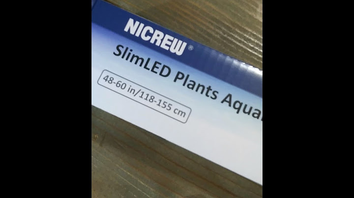 Nicrew LED planted aquarium light 30 day review