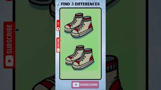 🧠 Eye Test Challenge – Find 3 Differences Fast! #shorts