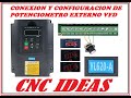 Conexión y configuración de potenciómetro externo en VFD YL620-A