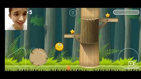 I completed level 14 of deep forest in Red ball 4