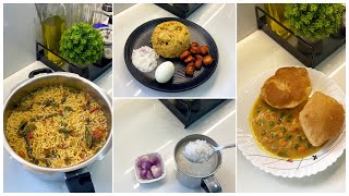 Sunday samayal 😍 Chicken biryani | Poori and veg kurma | Breakfast to Dinner menu ideas