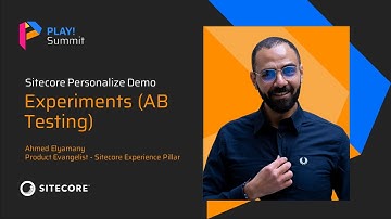 PLAY! Summit Demo | Sitecore Personalize Web Experiments | personalization