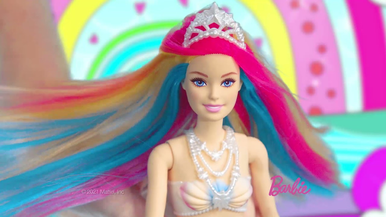 vertrekken uitdrukken Dempsey Barbie Dreamtopia Regenboogmagie - Zeemeerminpop - YouTube