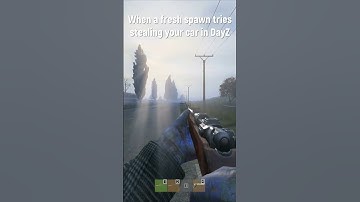 When a fresh spawn tries stealing your car in DayZ #shorts #dayz