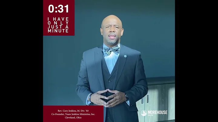 #IHaveOnlyJustAM...  - Rev. Cory Jenkins, M.Div. '03