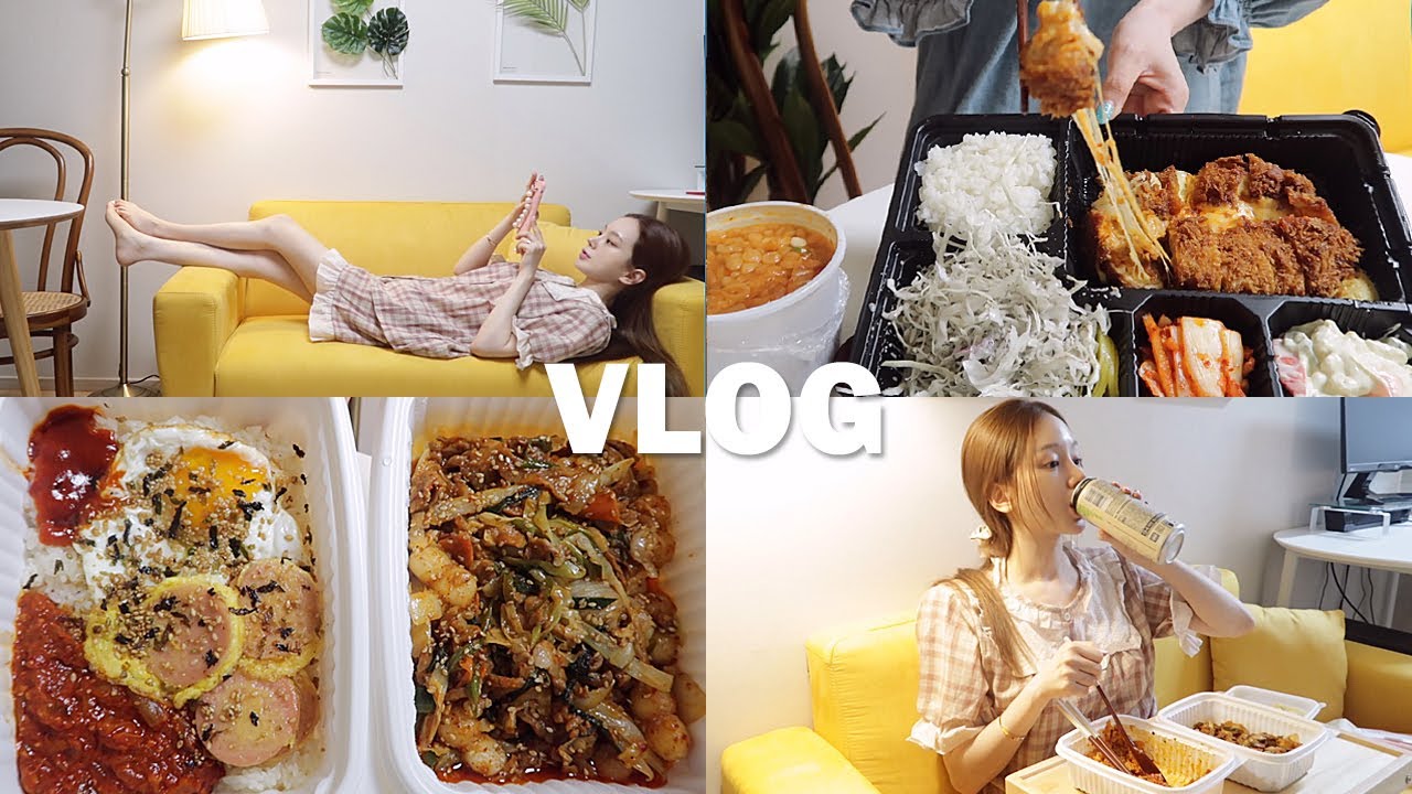 일상 vlog | 우당탕탕 집 꾸미기! 200% 꽉-찬! 허니잼 일주일 (실리프팅!?/여름 옷&잠옷 하울/서서갈비/매운 닭발/칼국수/옛날도시락/오돌뼈/치즈돈까스/해방촌나들이)