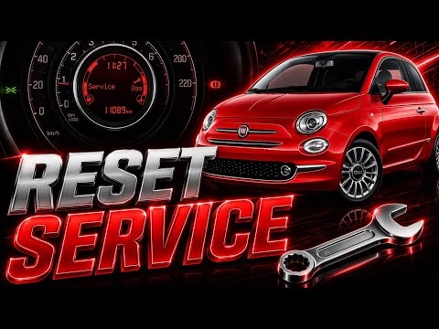 RESET SERVICE FIAT 500 (312) (up to 2012) #fiat #fiat500