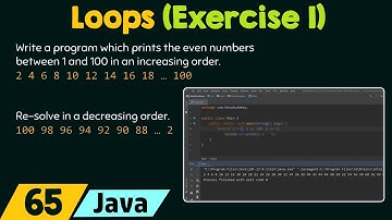 Loops in Java (Exercise 1)
