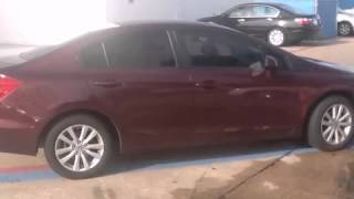 Certified 2012 Honda Civic Richardson TX 75080