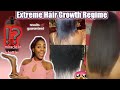 HAIR GROWTH REGIMEN: HOW TO GROW LONG RELAXED HAIR| Repair Extremely Damaged Hair & Retain Length
