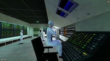 Half-Life Source Random floating scientist