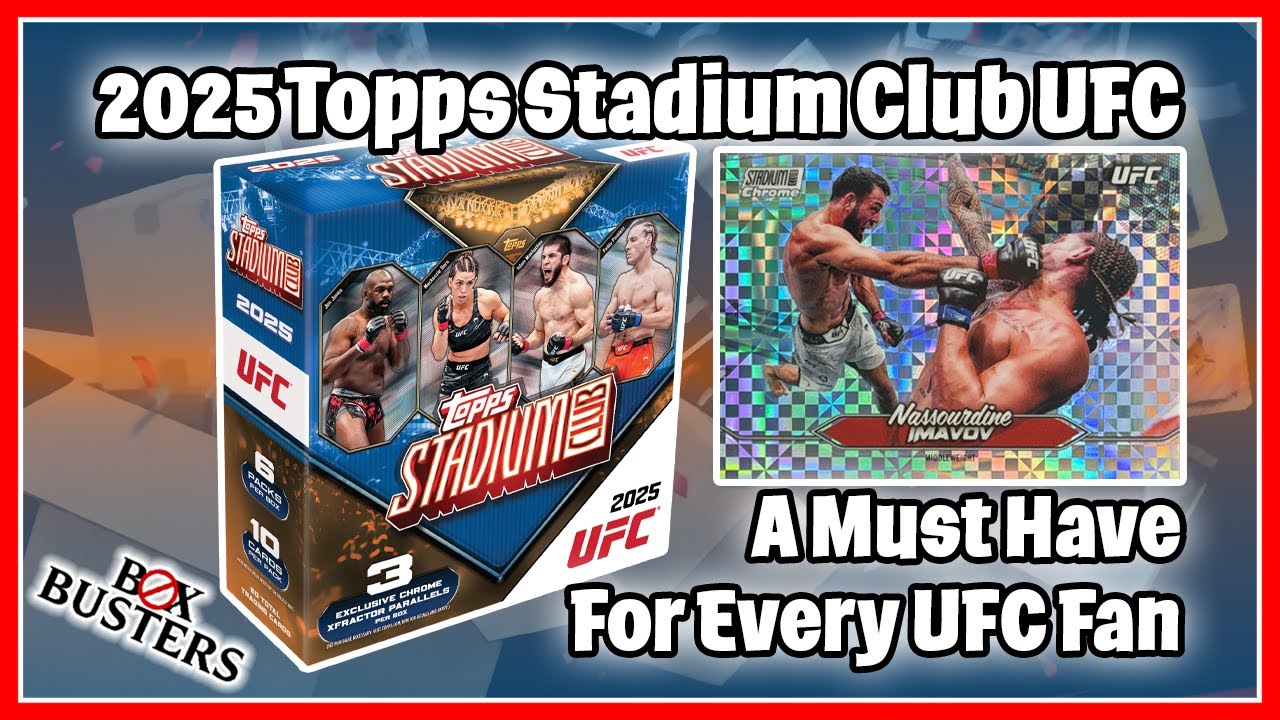 ❕Gold Refractor /50❕- 2025 Topps Stadium Club UFC Mega Box