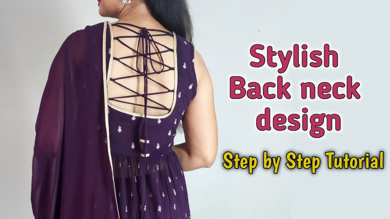 Back Neck Design for Kurti/Blouse || Kurti Back Neck Design Cutting and  Stitching - YouTube