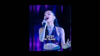 Ariana Grande evolution from 2010 to 2026|#arianagrande #petal #evolution #positions #wicked #fyp