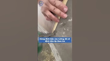 Cách thi công tấm ốp than tre chi tiết cho thợ  | An Thịnh Phát Decor