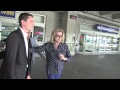 EXCLUSIVE: Catherine Deneuve arriving at Cannes airport for the 2014 Cannes Film Festival