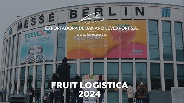 Levexport at the historic Fruit Logistica exhibition in Berlin 2024 .#distributor #bananas  #banana