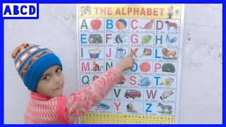 PART636, ABCD CHART VIDEO, 26 LATTER ABCD WITH PICTURES, A FOR APPLE B FOR BALL, ABCD ENGLISH ALPHAB