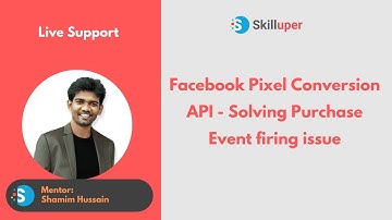 Live Support - Facebook Pixel Conversion API - Solving Purchase Event firing issue