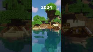 Minecraft 2024 vs 2012 part 2 🥹 #nostalgia