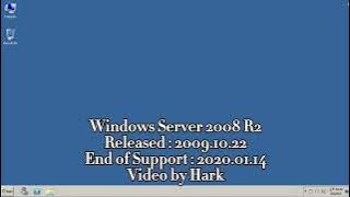 Windows History with Never Released Versions Collection - Windows Server 2008 R2