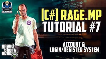 RageMP Scripting Tutorial #7 - Account & Login/Register System #1 [C#] [Deutsch]