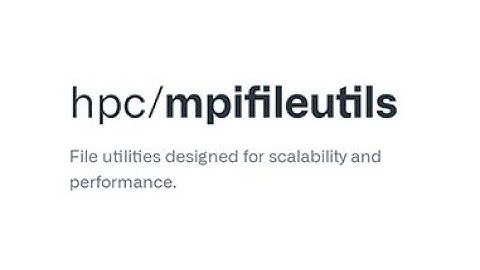 Scalable Management of HPC Datasets with mpiFileUtils