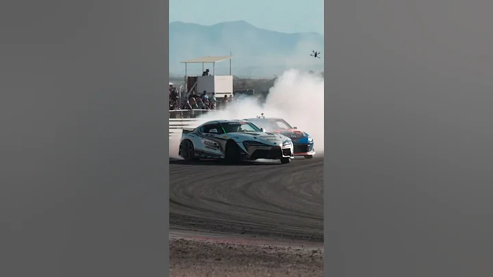 Supra vs 400Z! #drift #1000hp #supra #400z #b58 #2jz #drifting #formuladrift #jdm #formulad #fdslc