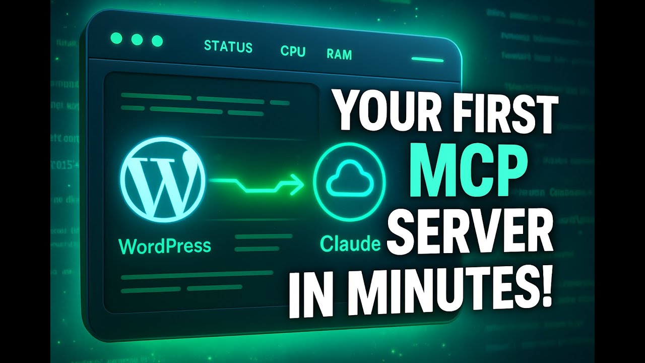 Your first MCP server in MINUTES - connect WORDPRESS with your AI ...