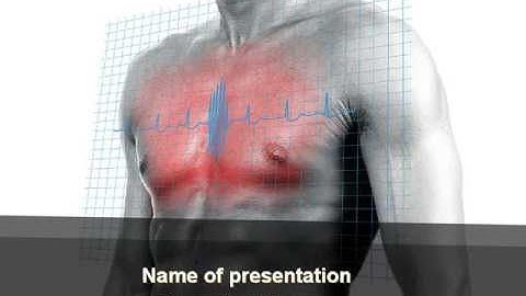 Heart Attack PowerPoint Template by PoweredTemplate.com