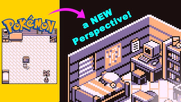 Remaking the Pokémon bedroom as Isometric Pixel Art