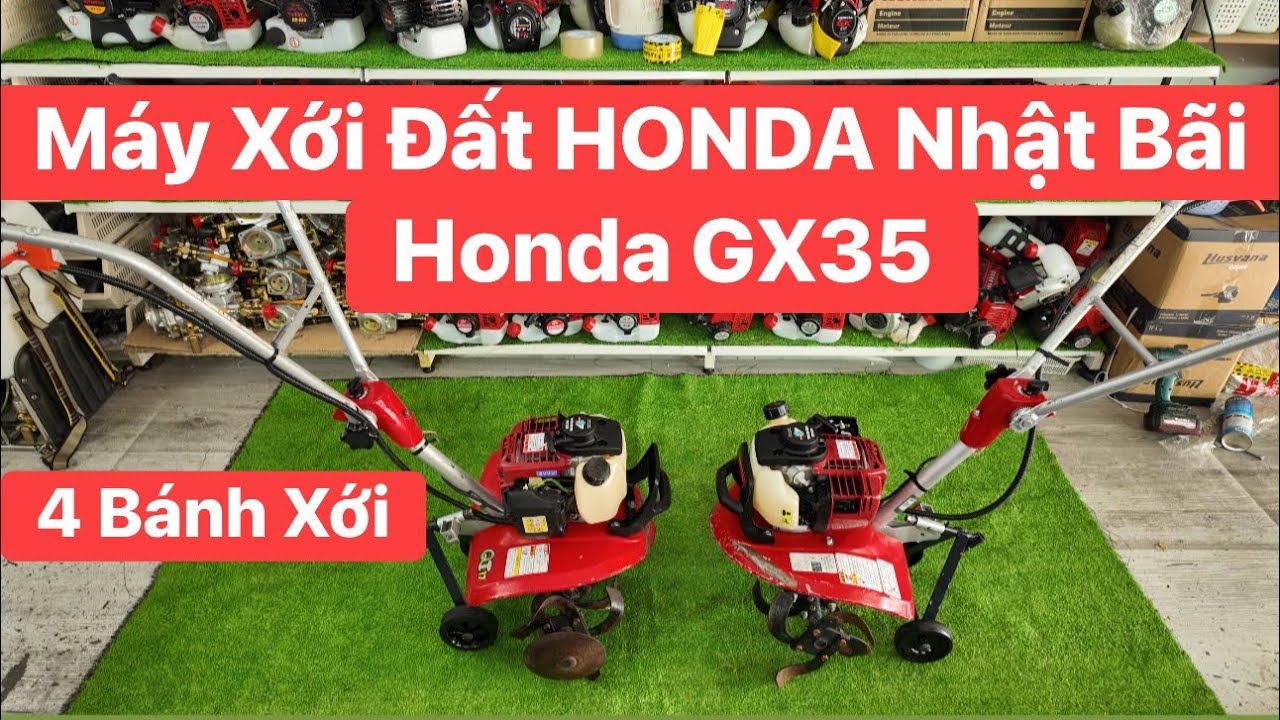 10/03 Máy Xới Đất HONDA GX35 Nhật Bãi Nòng 39mm Tum Lớn Zin Nguyên Bản JAPAN @cuongsuamay5423 