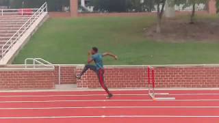 Hurdle Training - Drilling and 6 Step Approach Rhythm Work with Xavier Smith