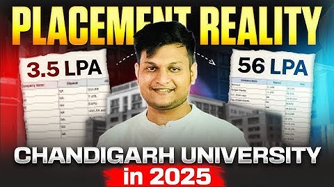 Chandigarh University Placement 2025 - Complete Data & Fact Check!