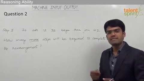 Machine Input-Output | Model 1 - Example 2 | TalentSprint