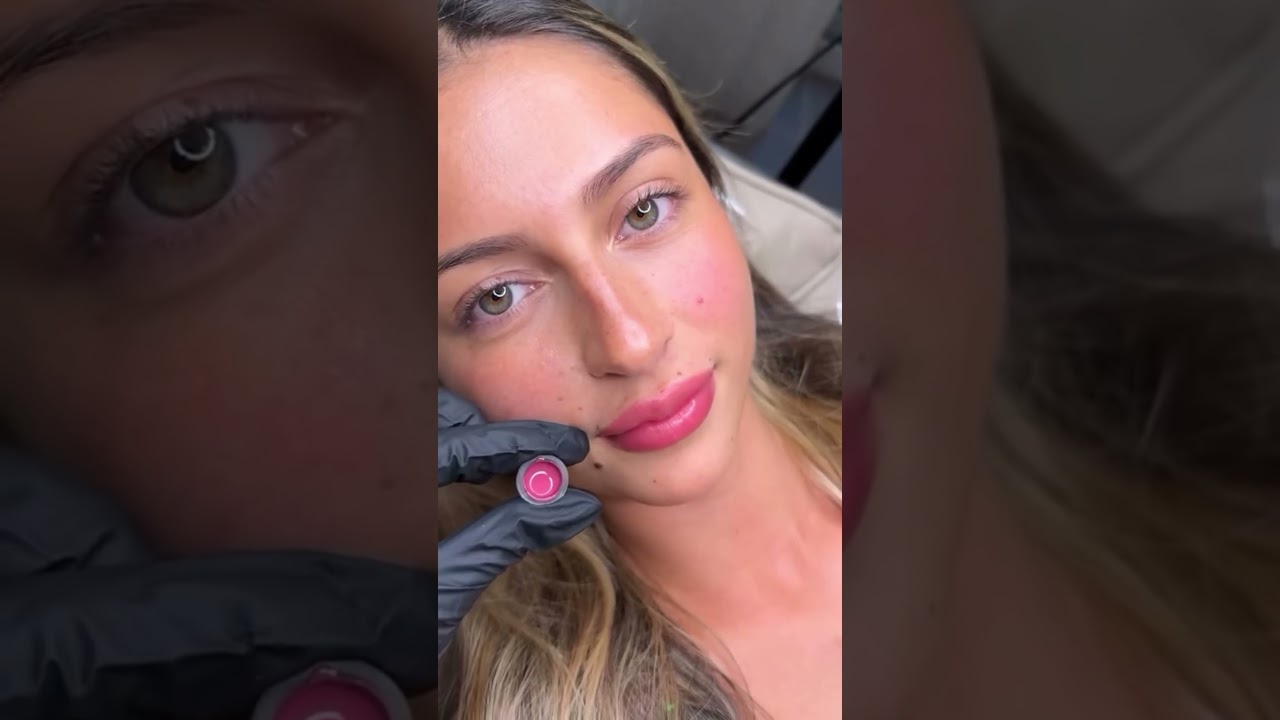 love this colour on her skin tone 👄🤍  