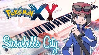 Snowbelle City (POKÉMON X & Y)  ~ Piano cover w/ Sheet music!