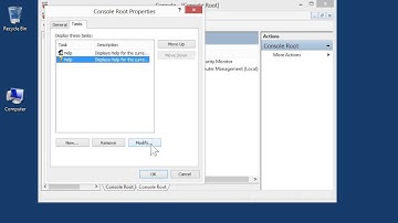 Windows 8.0 Professional - Edit Tasks in a Taskpad View of a Saved MMC Console