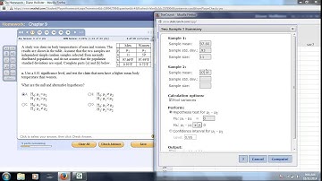 Two Sample hypothesis testing / Chapter 9