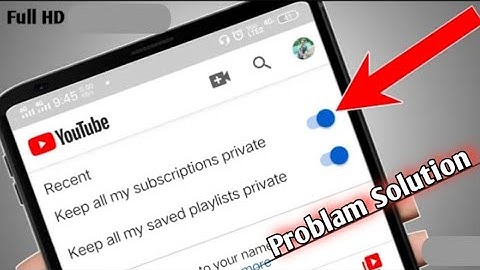 Keep All My Subscriptions Private | keep All My Saved Playlists Private Ka Matalab Kya Hota Hain