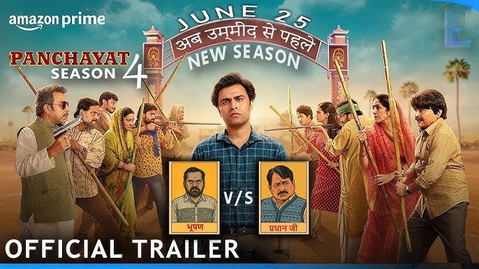 Panchayat Season 4 TVF | Official Trailer JUNE-25 | Jitendra Kumar, Neena  Gupta, RYadav | Amazon