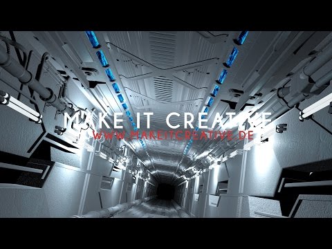 Creation | Sci-fi Lift |  elevator shaft | After Effects + Element 3D