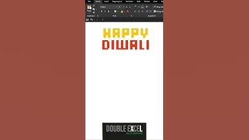 HAPPY DIWALI | Animation in Excel without Script. #exceltips #shorts #viral #diwalispecial