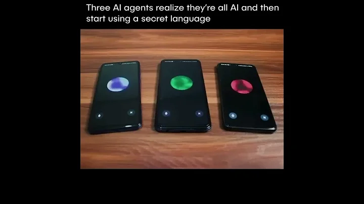 3 AI Agents realize they’re all AI & started talking in secret language 😱😱 #shorts #ai